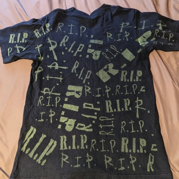 Ultra Rare 1996 WWF Undertaker all over print tee Shirt MEDIUM vintage mens - Picture 2 of 4